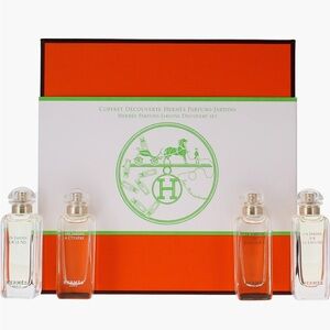 Hermes Parfums-Jardins Discovery Set - Orange and Green